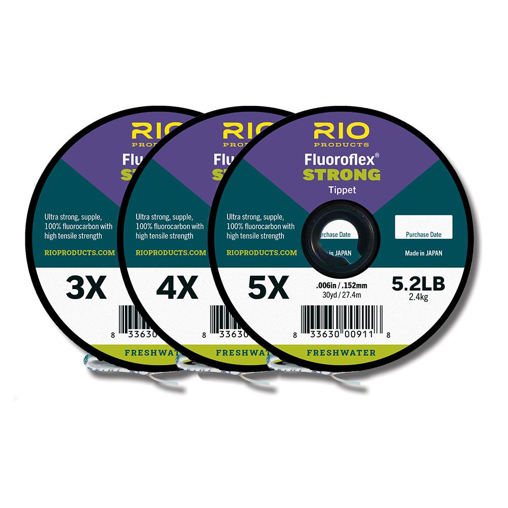 Rio Fluoroflex Strong Tippet 3 Pack in One Color